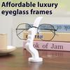 Eyeglass Stand Glasses Stand Bar Shape Human Side Face Interesting Simple Glasses Stand Ornaments