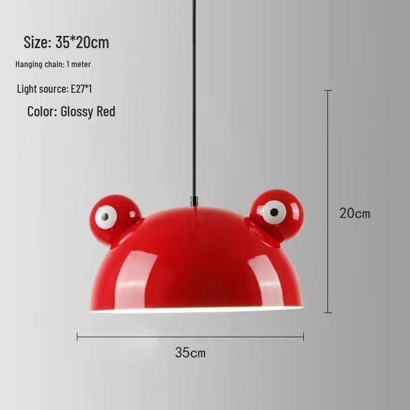 Красная ретро скандинавская индустриальная люстра - Идеально подходит для магазинов молочного чая, баров, ресторанов и кафе.