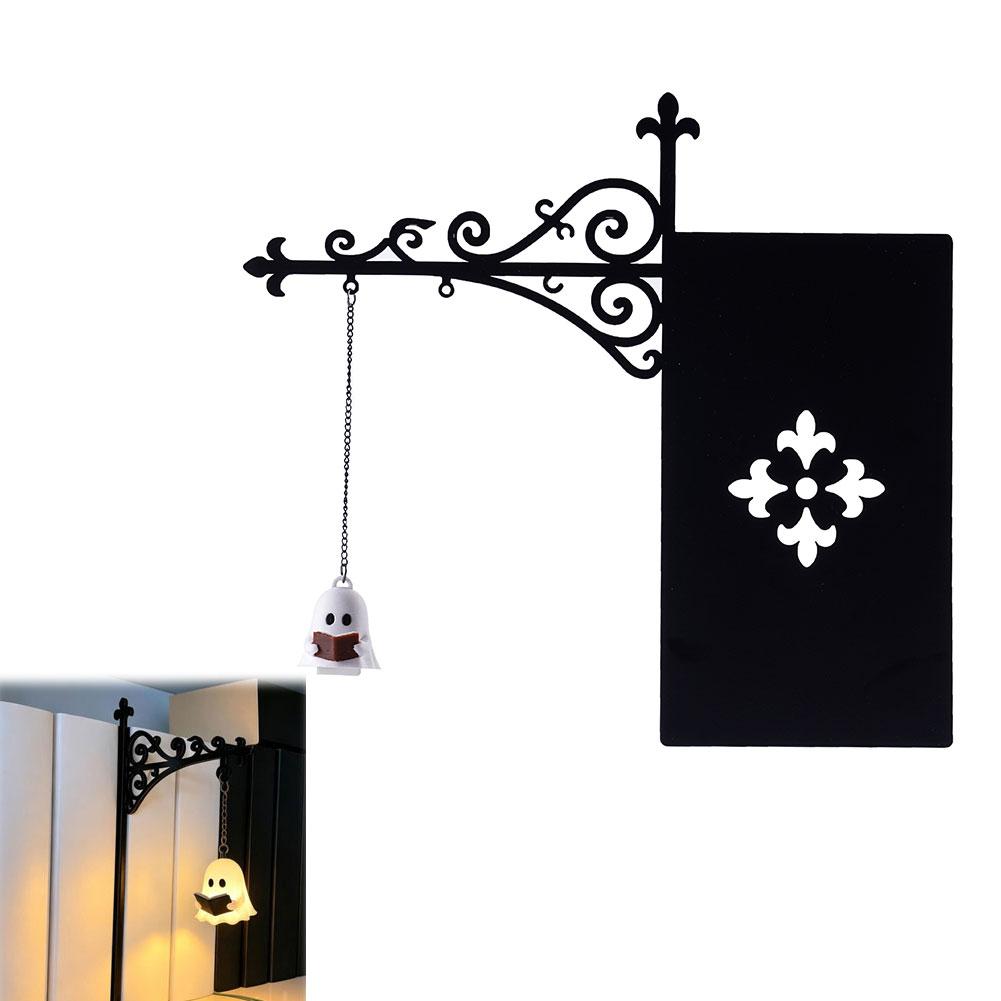Library Lantern-Decorative Bookshelf Lighting, Reading Book Shelf Lights for Bookworms, Antique Led Books Nook Lamp Ornament