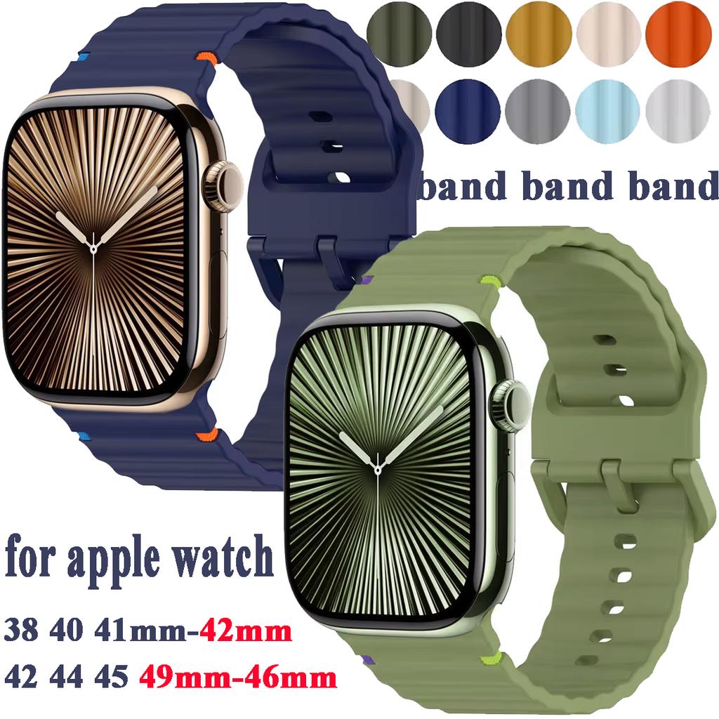 Ремешок для смарт-часов Ultra 2 49 мм 10 46 мм 9 8 7 41 мм 45 мм Силиконовый спортивный мягкий ремешок для часов серии SE 6 5 4 3 2 1 40 мм 44 38 42 мм