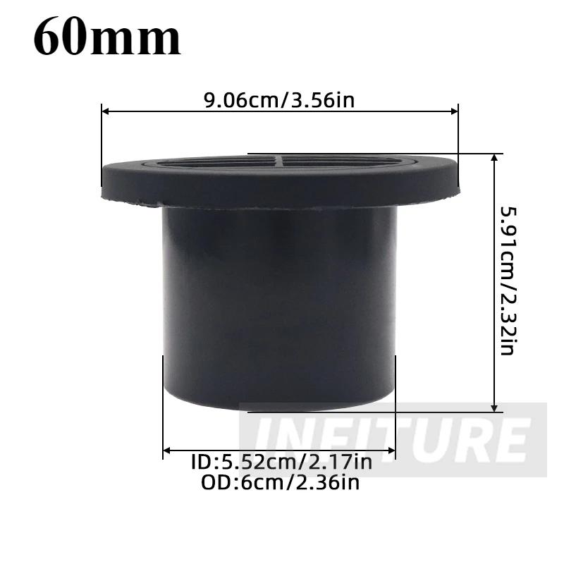 60 мм/70 мм/90 мм вентиляционный канал с круглой головкой, выходной патрубок выхлопного патрубка для дизельного стояночного обогревателя Webasto Eberspaecher