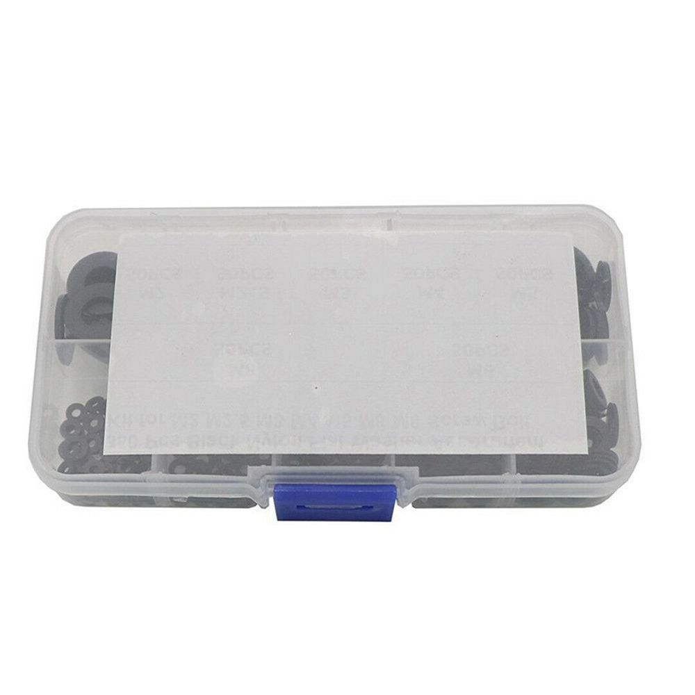 Ring Gasket Nylon Flat Washer Screw Bolt Gasket Washer Assortment Kit M2 M2.5 M3 M4 M5 M6 M8