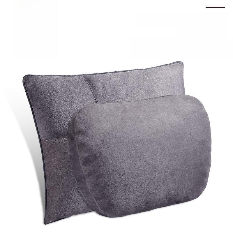 Подголовник для автомобиля, подушка для шеи, поддержка талии, замшевая подушка на спинку сиденья для Mercedes-Benz S-класса, универсальная подушка для автомобиля.