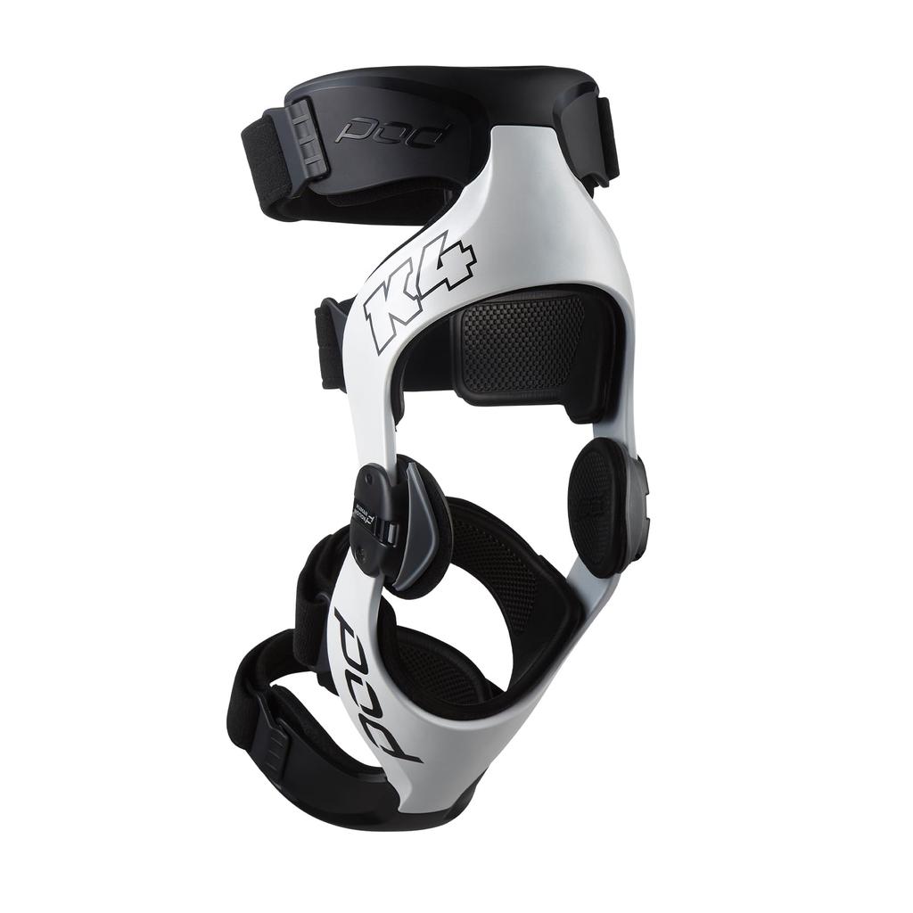 Pod K4 Knee Brace Left and Right Set C3176 2.0 White/Black XL/2XL K4024-058-XL/2X
