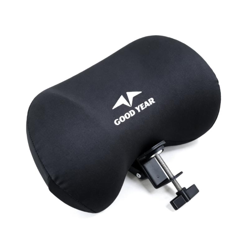 Эргономичная подушка для шеи для офисных кресел Съемное крепление для подголовника С сердечниками из пены с эффектом памяти Регулируемая высота Под углом