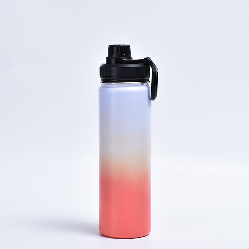 Gradual Spray Painting Sports Cup 304 Stainless Steel Super-capacity Space Pot Insulation Portable Cup