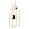VidaXL Cat Tree with Sisal Scratching Posts Cream 167 Cm , Cat Tower, Cat Scratcher, Cat Post, Cat Furniture 172067