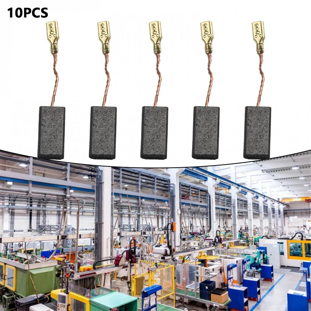 10 шт., Угольные щетки для двигателя Bosch Угловая шлифмашина 15 мм X 8 мм X 5 мм Инструмент