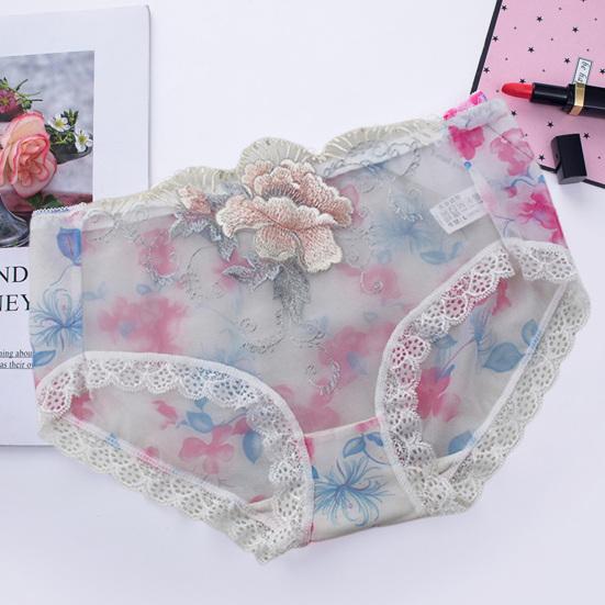 Модные дышащие защитные эластичные кружевные сексуальные женские трусы, трусы, повседневная одежда для женщин
