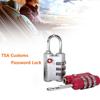Security Weatherproof Safely Code Lock 3 Digit Combination Lock Anti-theft TSA Customs Lock