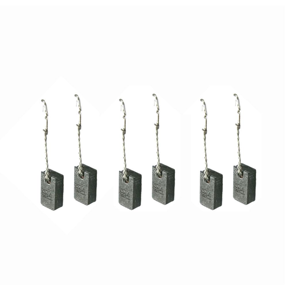 E64 Угольная щетка 6 шт. Угловая шлифовальная машина Уголь и металл