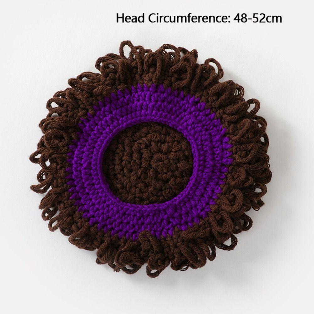 Funny Wig Cap Cute Wig Hat High Quality Knitting Hat for Baby