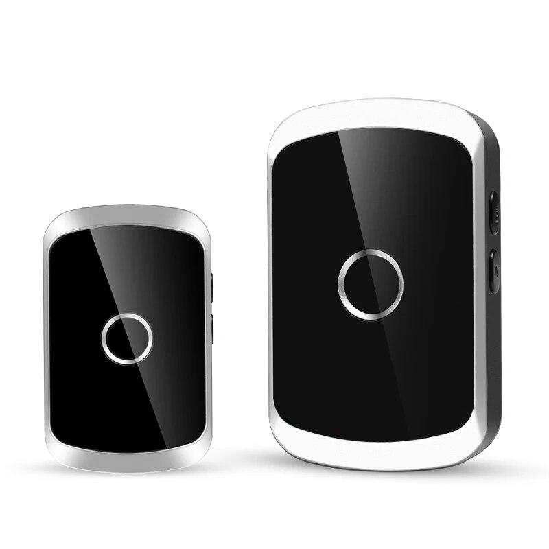 Wireless Doorbell 300M Range Smart Home Welcome Door Bell Chimes Kit 36 Ringtones LED Flash House Garden Door Bell US EU Plug