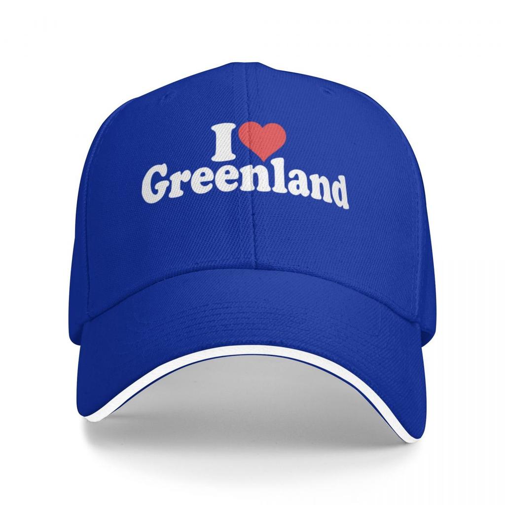 Baseball Caps I Love Heart Greenland Casquette Men Women Outdoor Summer Hats
