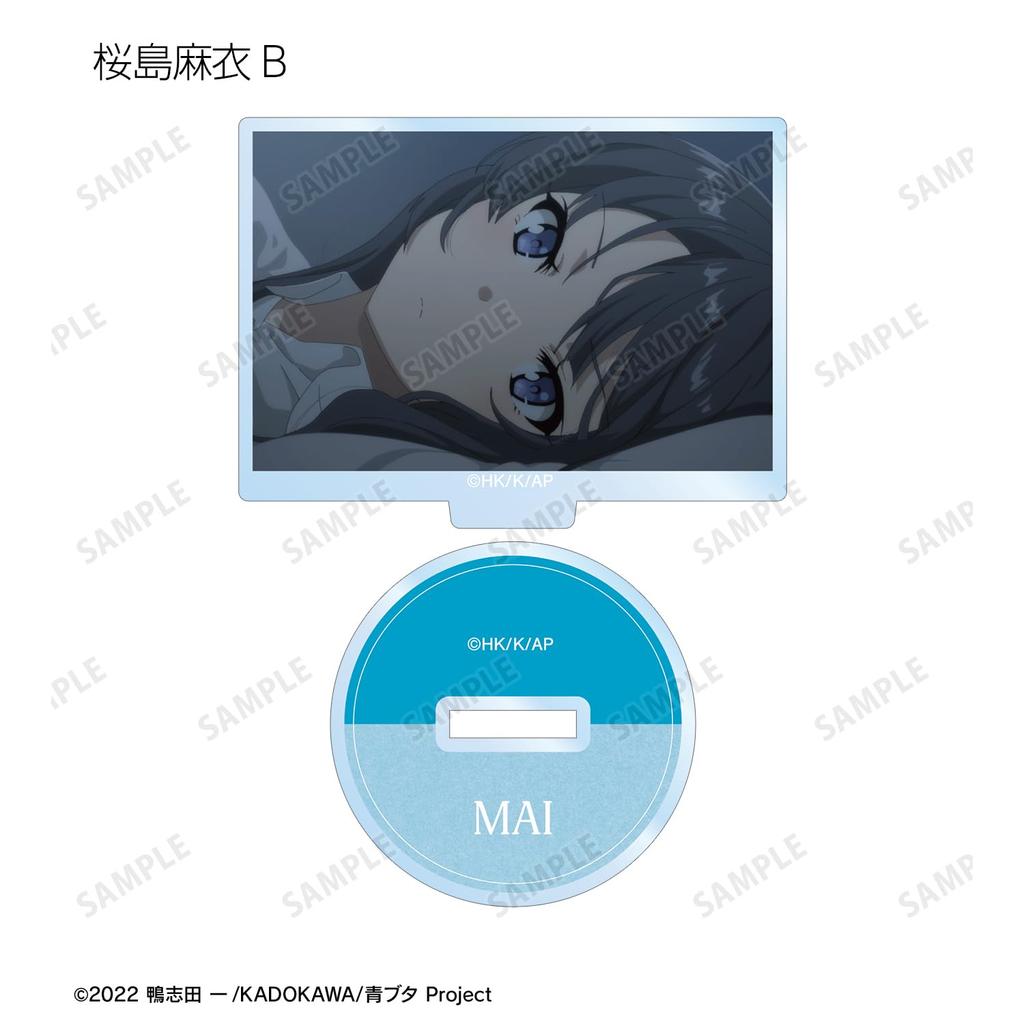 Этот глупый свин не мечтает о сэмпае-кролике. Торговые акриловые подставки со сценами. Коробка из 12 штук.