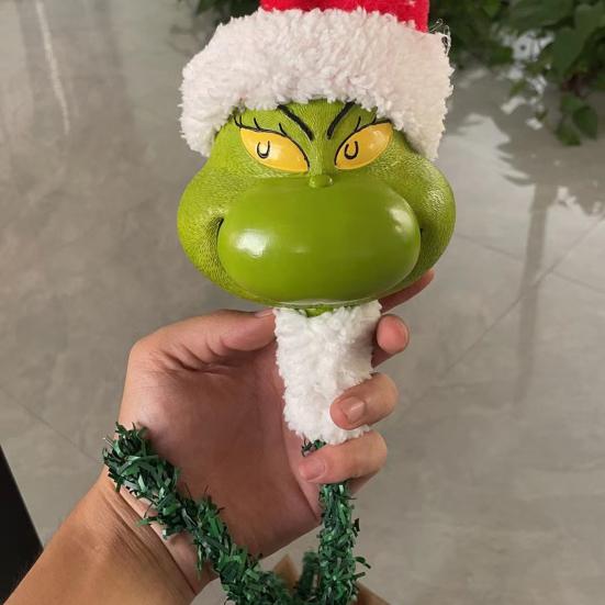 1 Набор Праздничные Рождественские Украшения Фигурки Создают Атмосферу Меховое Украшение на Руку