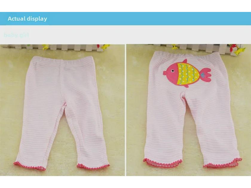 Пижамные штаны унисекс для малышей с вышивкой на осень, большие размеры, полипропилен, 5 шт. в упаковке (3-48М)