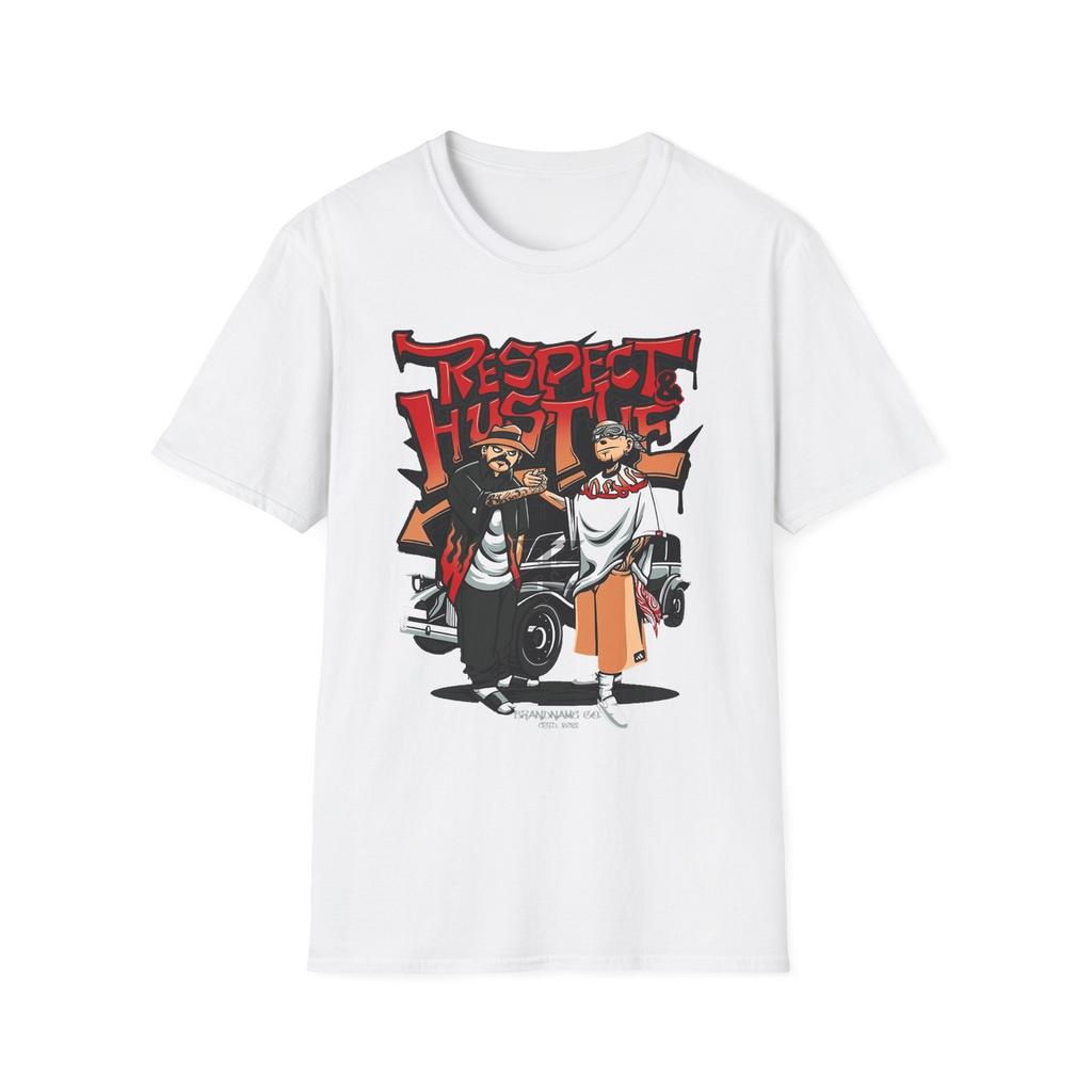 Casual Graphic Tee Unisex Street Art Inspired Unisex Softstyle T-Shirt, Graphic Tee, Hip Hop,Unisex,gift,Top