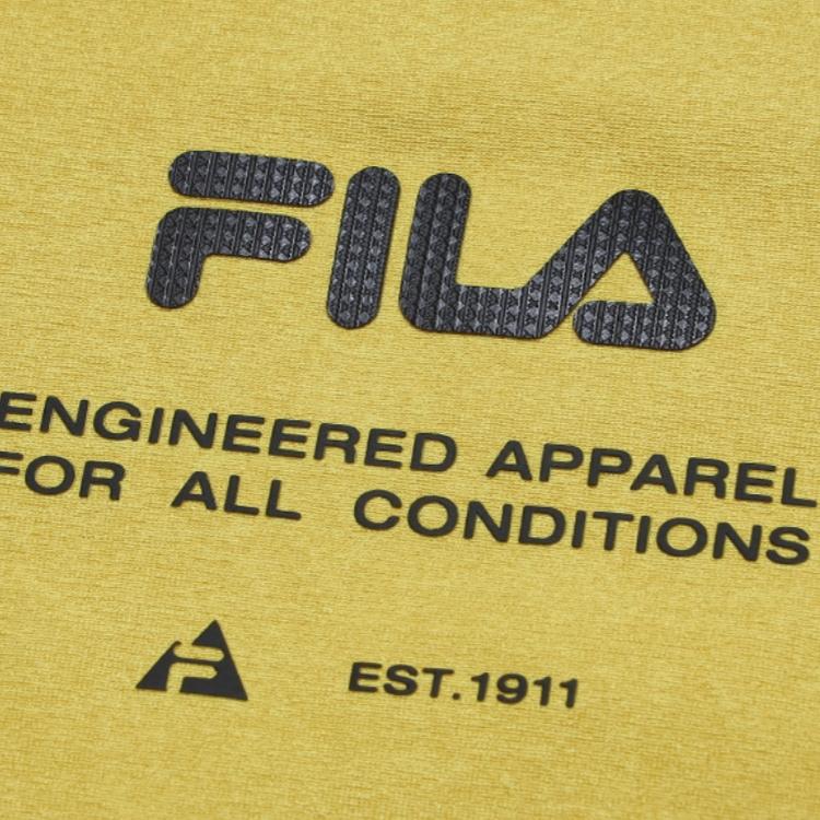 Fila Explorer Повседневная Удобная Универсальная Спортивная Футболка с Графическим Принтом и Коротким Рукавом Мужские Топы A11M537115F-YE