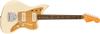 Squier by Fender Electric Guitar J Mascis Jazzmaster, Laurel Fingerboard, Vintage White with Soft Case