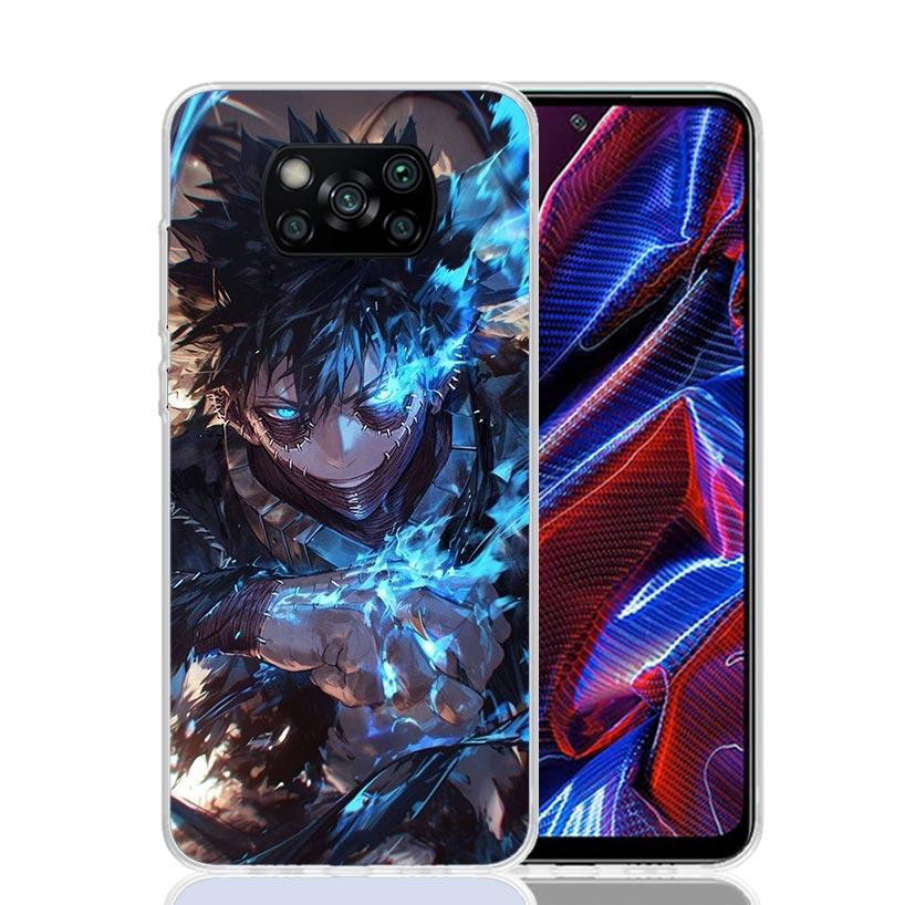 Чехол для телефона Dabi MHA My Hero A-Academy для Xiaomi Poco X7 X6 X5 Pro F7 Ultra Redmi 15C 15 13 13C 12 12C 10 10A 10C 9 9A 9C 9T Cov