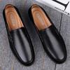 Boat Shoes Mens Shoes Lightweight Leather Casual Loafers Man Fashion Moccasins Driving Footwear Slip On Men Shoes Flat Designer
