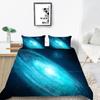 Space Star Printing Household Bedding Single Bed Double Bed Full Size Pillowcase and Quilt Cover 2/3 Beddingome