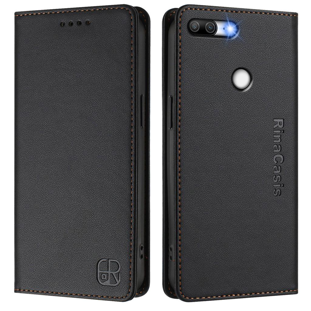 Для Huawei P20,P30,P40,P50,P60,P Smart 2019,Honor 9 Lite,X6,X8,X5b,X9b,X50,X60,... Премиальный чехол-кошелек из искусственной кожи, ударопрочный и с блокировкой RFID