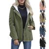 Women's Solid-color Loose Long-sleeved Fashionable And Warm Fleece Jacket