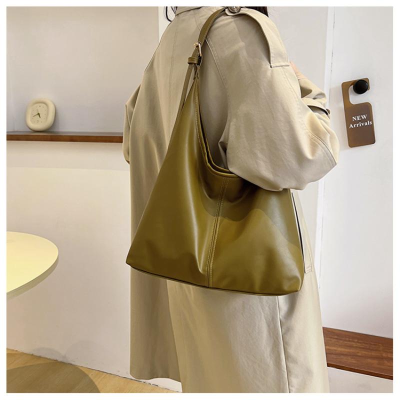 Pu Leather Women Shoulder Bag Fashion Luxury Women'S Shoulder Bag Hobo Bag For Female Commuting Tote Bag