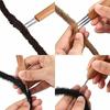 3Pcs/Lot Double Head Dreadlock Crochet Needle Hook Hair Extensions Weaving Tool