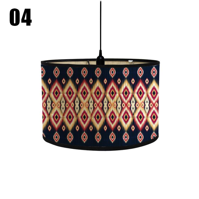 Ретро-стиль Бамбуковый Арт-абажур для лампы, абажур для кафе, ресторана, люстра, декор для комнаты в доме, чехол для лампы