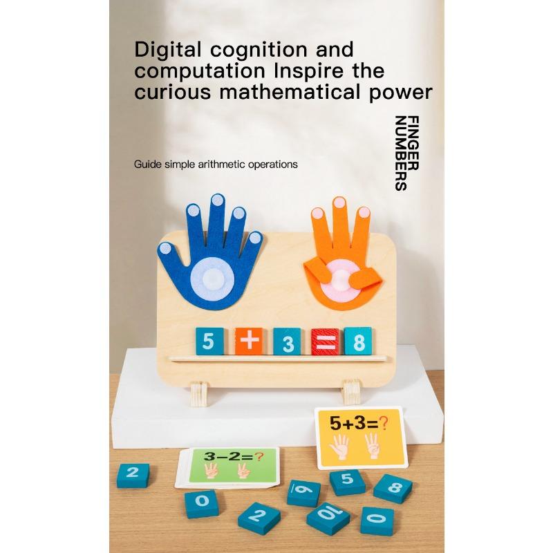 Montessori Math Finger Cognition Addition Enlightenment Early Educational Arithmetic Toy