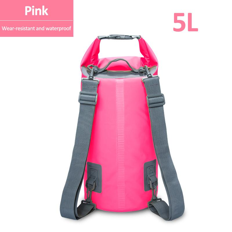 Спорт на открытом воздухе, водонепроницаемая сухая сумка из ПВХ для каноэ, каяка, рафтинга, плавательного дорожного комплекта, рюкзака