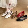 Fashion Bailamos 2024 New Women Flats Soft Mary Jane Shoes Fashion Shallow Ladies Casual   Outdoor Dress Shos Flat Ballet Shoes Mujer