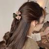 Hair Clip Retro Bow Acetate Hair Claw Jelly Shark Clip Fashion Solid Color Shark Clip  Girls