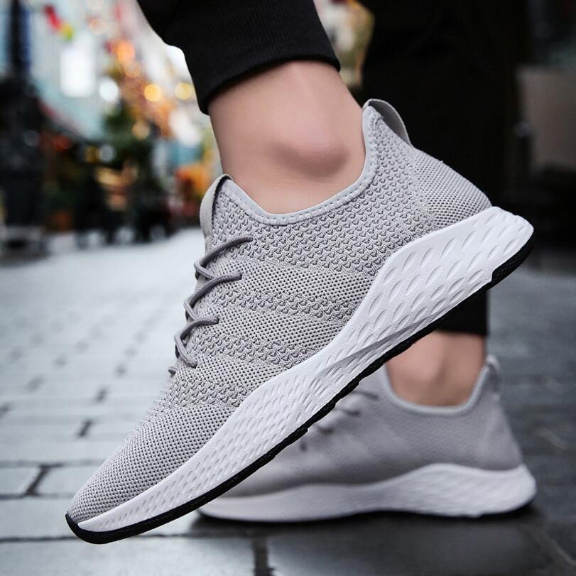 New Fashion Men's Soft Casual Net Platform Shoes For Comfortable Daily Wear