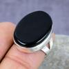 Black Onyx Gemstone Handmade 925 Sterling Silver Jewelry Dainty Ring