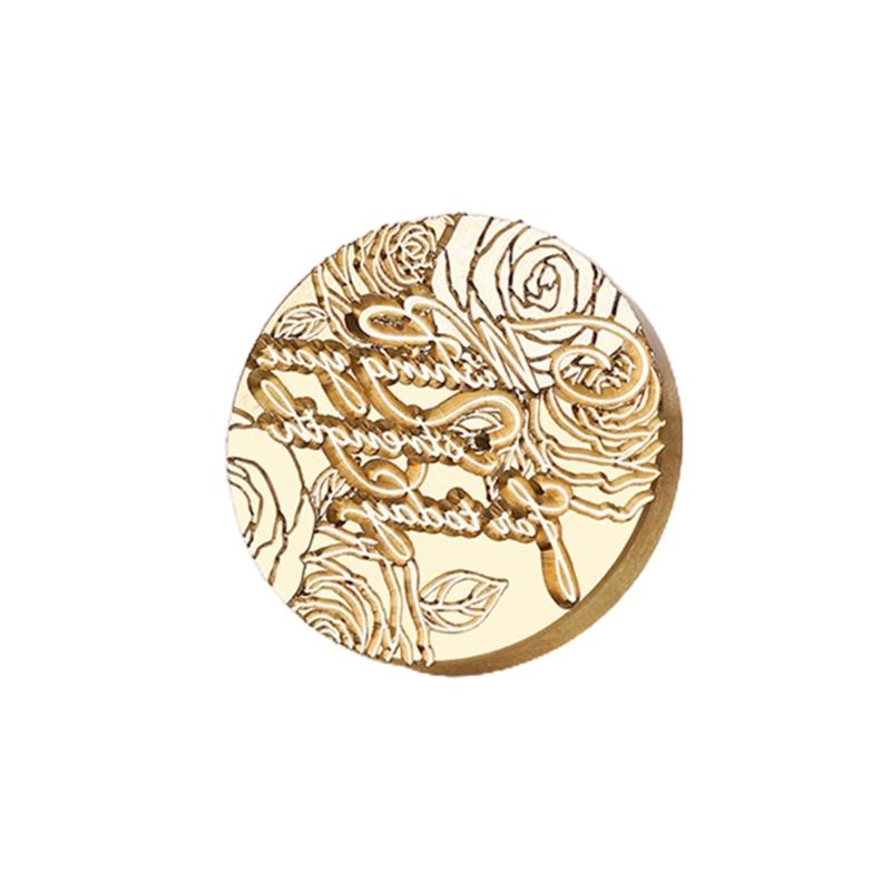 Сургучная печать-Слова Фразы Сургучная печать Цветочная печать для конвертов Свадебные приглашения Украшения для открыток