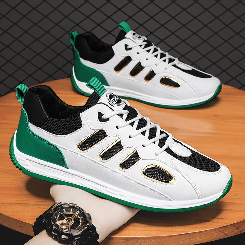 Men's Shoes 2025 Autumn New Mesh Breathable Forrest Gump Shoes Platform Wear-resistant Sports and Leisure Shoes Dad Shoes Skateboard Shoes