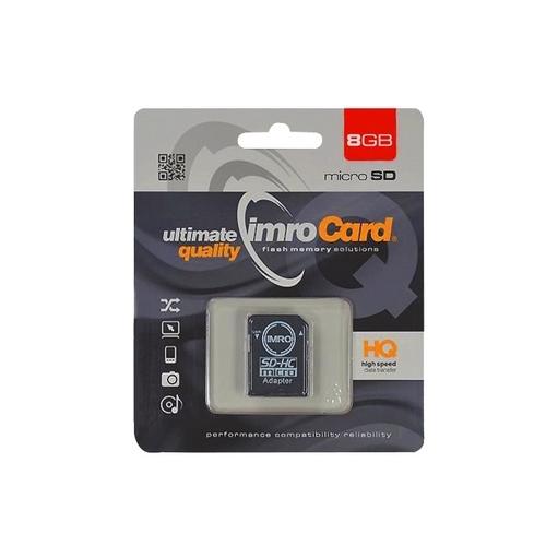 Karta pamięci microSD 8GB Imro Adapter