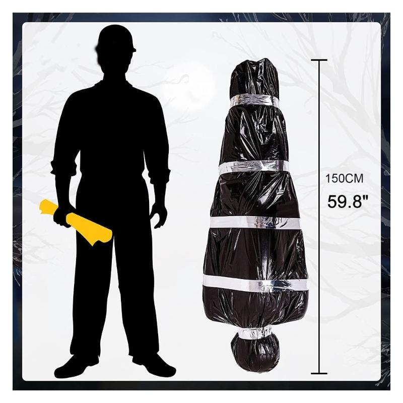 Halloween Scary Fake Corpse Realistic Dead Victim Props Halloween Decoration Outdoor Lawn Patio Halloween Decoration