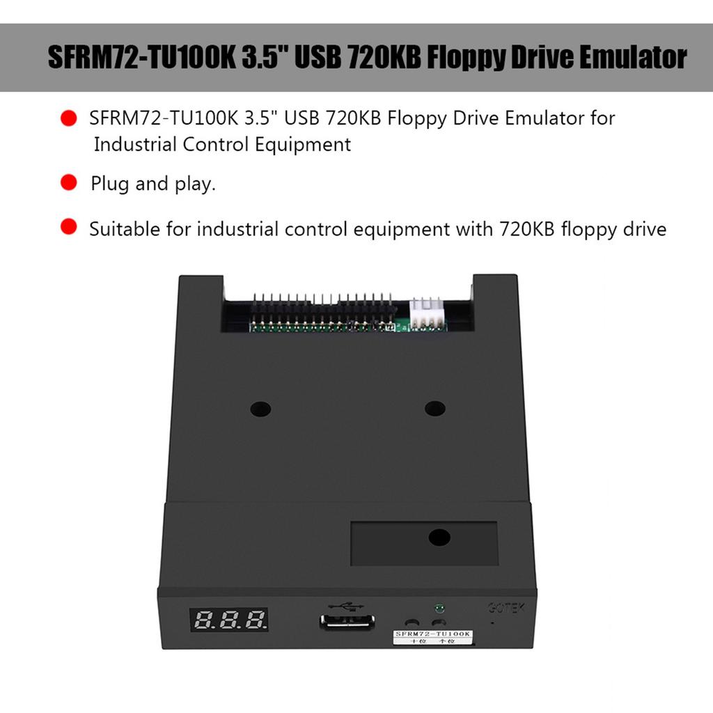 SFRM72-TU100K 3.5  USB 720KB Floppy Drive Emulator for Industrial Control Equipment