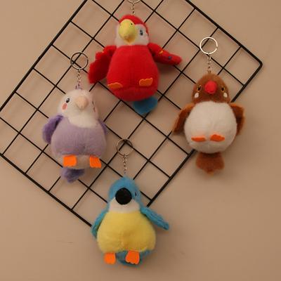 Милая мультяшная птица, плюшевая игрушка, кукла, сумка, брелок, украшение, подвесная цепочка, детский подарок, кулон