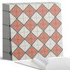 Winylowa Dekoracja Kafelki Ścienne Do Biura Geometryczny Wzór W Romby 20X20X20 Cm