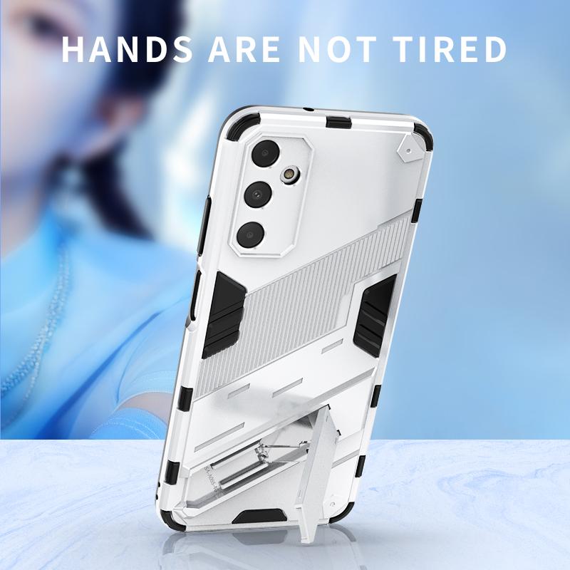 Shockproof Case For Samsung A15 A25 A35 A55 A05 A05S Armor Holder Back Coque for Galaxy S24 Ultra S23 FE S24 Plus Phone Cover