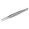 HOZAN Tweezers, Spatula-shaped for Easy Removal of Stickers (films), Stainless Steel, Tip Width 2mm (R-shaped), P-888