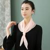 Silk Solid Color Scarf In Autumn and Winter Neck Protection Mother Scarf Gauze Scarf  Mulberry Silk Thin Scarf  Small Square Scarf for Women