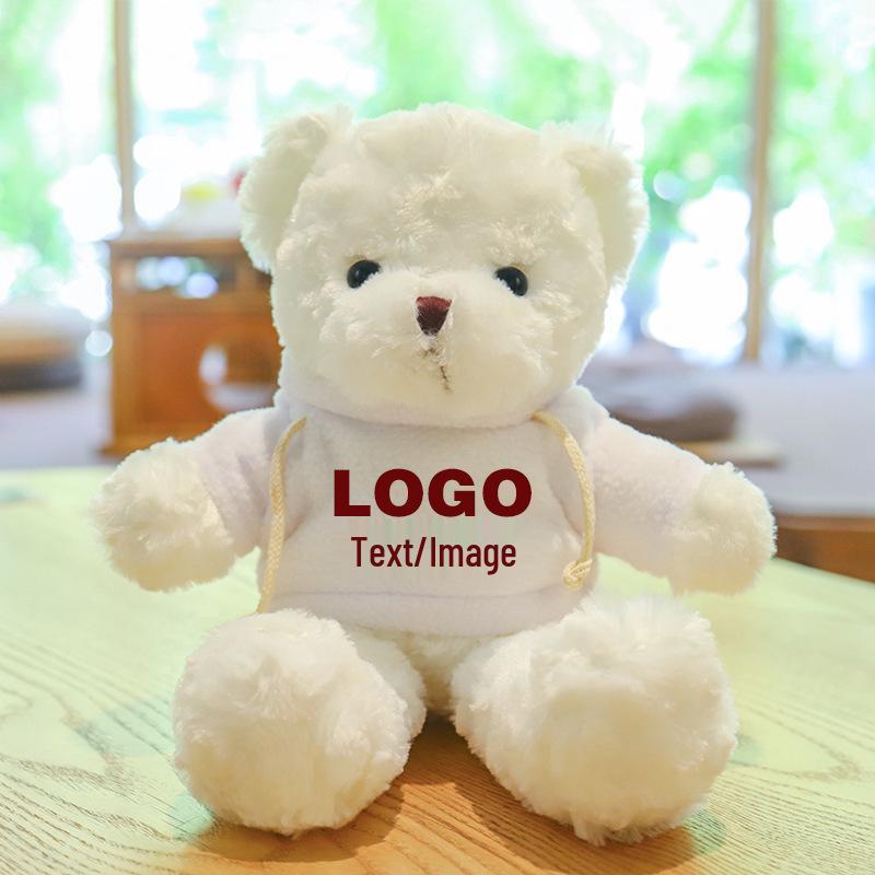 Teddy Bear Sweater Hug Plush Doll for Girls - Valentine's Day or Birthday Gift