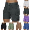 Womens Shorts Casual Cargo Shorts Women Summer Shorts Casual Hiking Outfits With Pockets